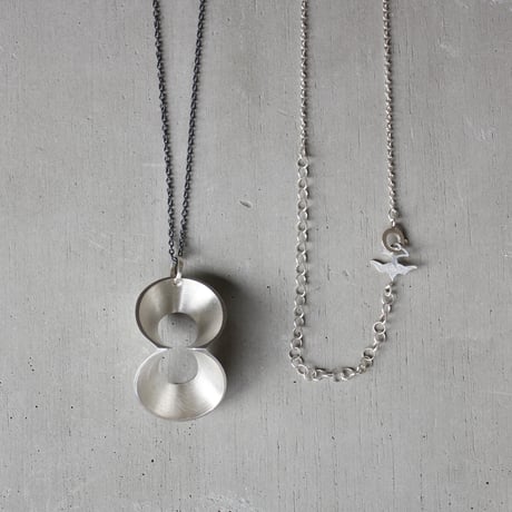 pump (L) silver necklace -無地-