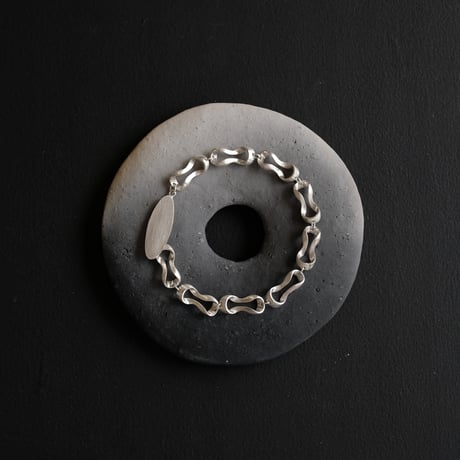 Black moor (S) 9 piece Silver Bracelet