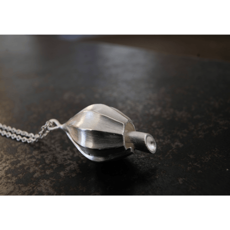 アサツキのつぼみ　 Silver Necklace