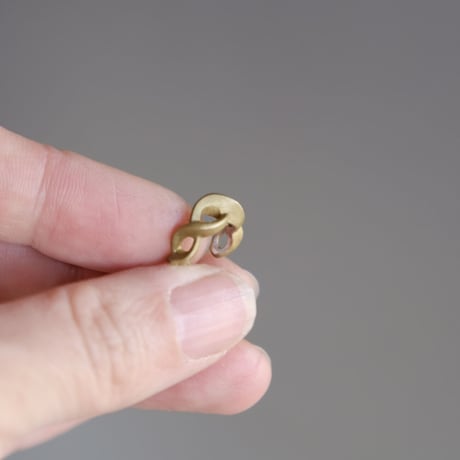 Kazenami brass earcuff (S-2)