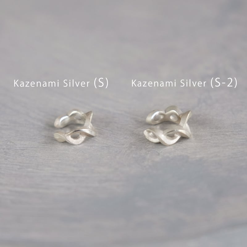 Kazenami silver earcuff (S-2) | 鶫 tsugumi 銀小物製作