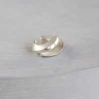 Vine silver earcuff