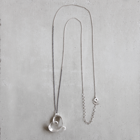 romana silver necklace
