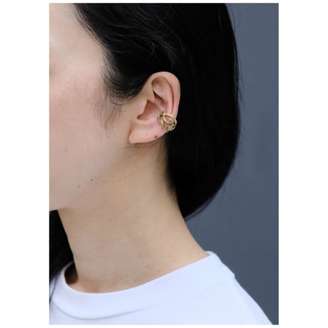 RANMA brass earcuff