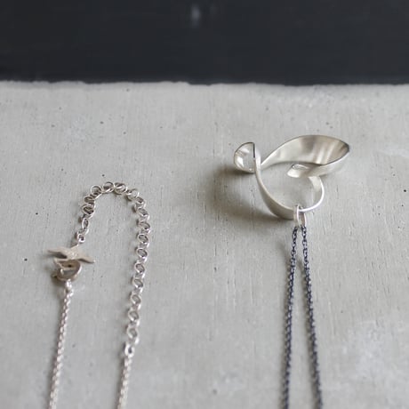 romana silver necklace
