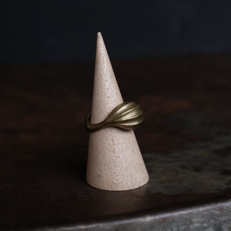 Asatsuki Tsuboi Brass Ring | 鶫 tsugumi 銀小物製作所 o