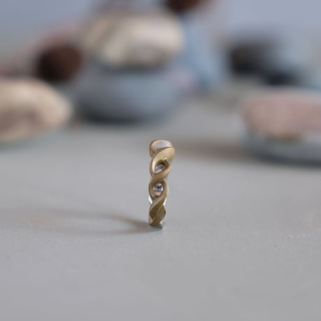 Kazenami Brass  Pinky Ring