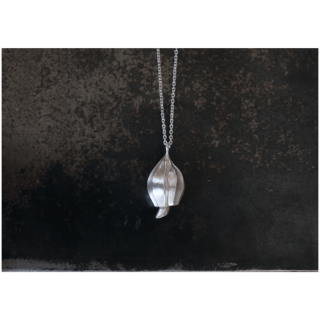 アサツキのつぼみ　 Silver Necklace