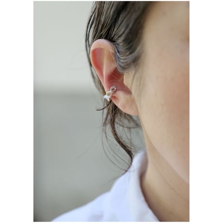 Kazenami silver earcuff (S-2)