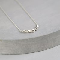 Kazenami silver necklace