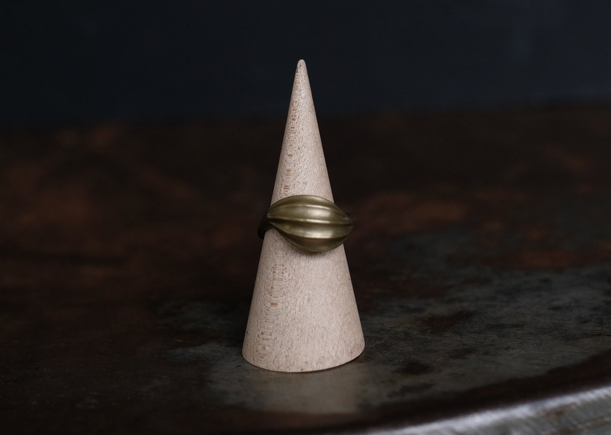 Asatsuki Tsuboi Brass Ring | 鶫 tsugumi 銀小物製作所 o