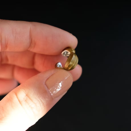 Asatsuki Tsubomi Brass  earcuff　(S)