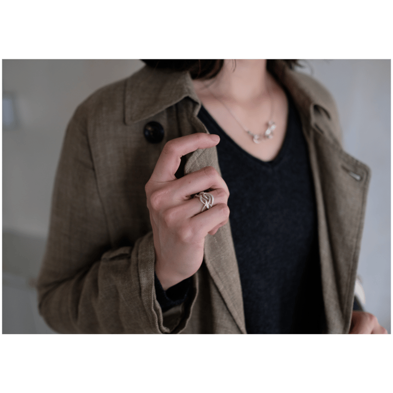 RANMA ring -Nami2- | 鶫 tsugumi 銀小物製作所 online store