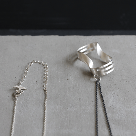 scala jewels silver necklace