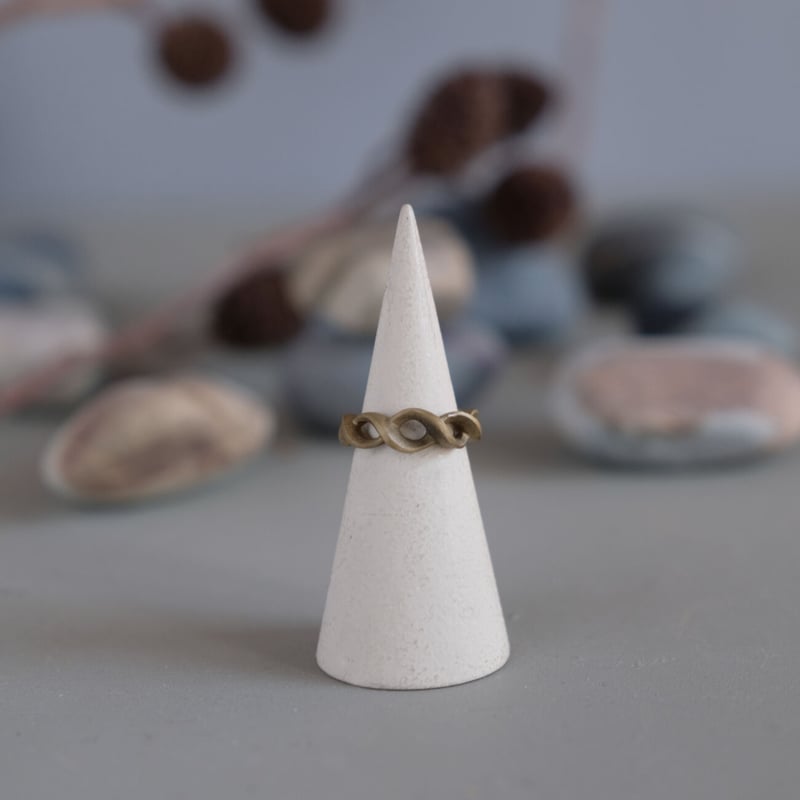 鶫 tsugumi 銀小物製作所 HORIZON Brass Ring HORIZON Brass Ring | 鶫 tsugumi 銀小物製作所 online store