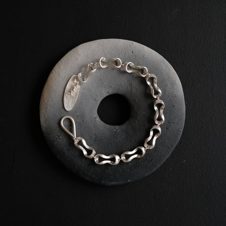 Black moor (S) 9 piece Silver Bracelet