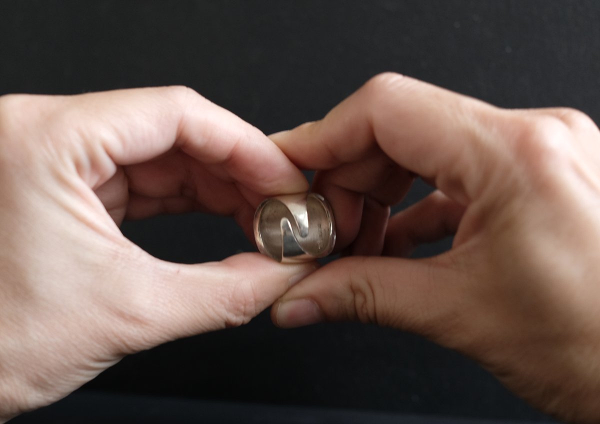 鶫 tsugumi 銀小物製作所 HORIZON Brass Ring HORIZON Silver Ring | 鶫 tsugumi 銀小物製作所 online s