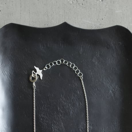 clover silver necklace