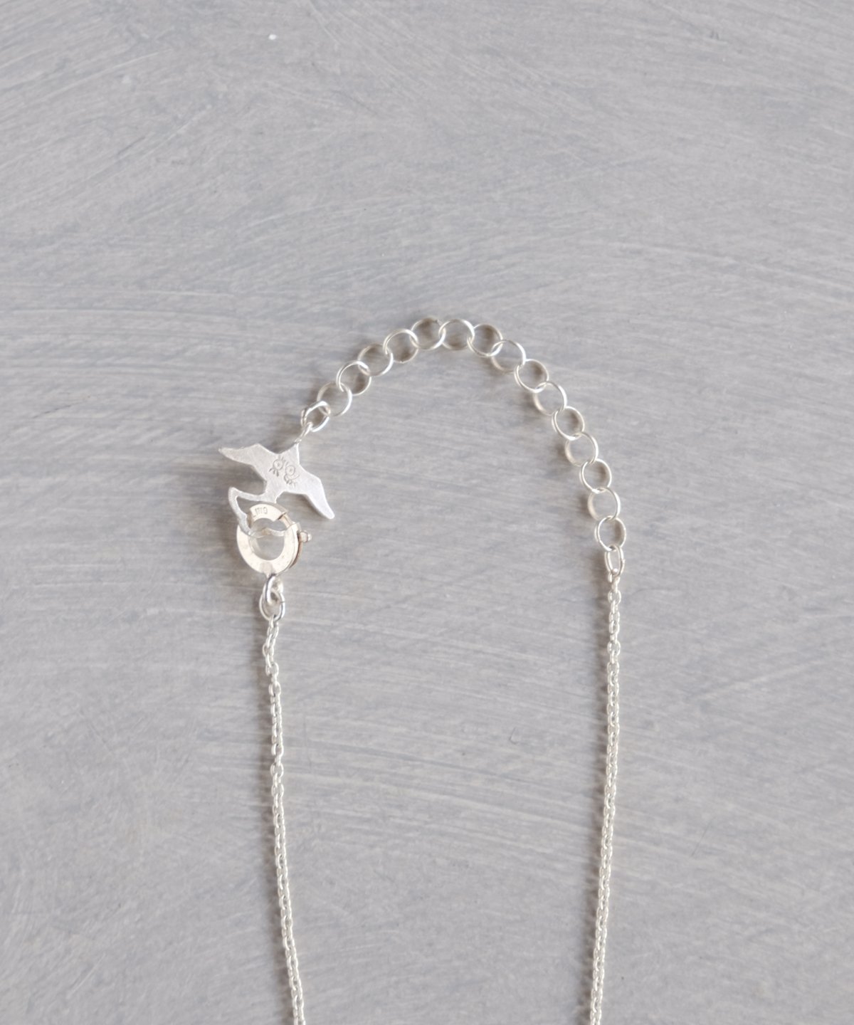 Halos Necklace (S) レースアゲート | 鶫 tsugumi 銀小物製作所