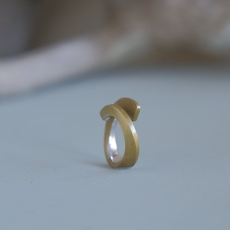 Vine brass ring | 鶫 tsugumi 銀小物製作所 online store