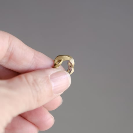 Kazenami brass earcuff (S-2)