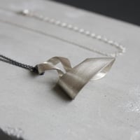bobo (M) silver necklace -無地-