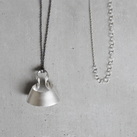 bobo (S) silver necklace　-無地-