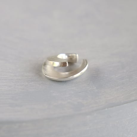 Vine silver earcuff