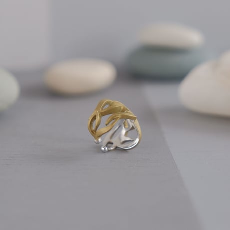 RANMA brass earcuff