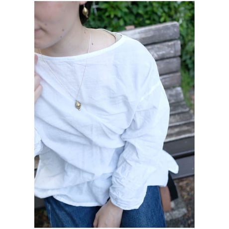 アサツキのつぼみ　 Brass Necklace