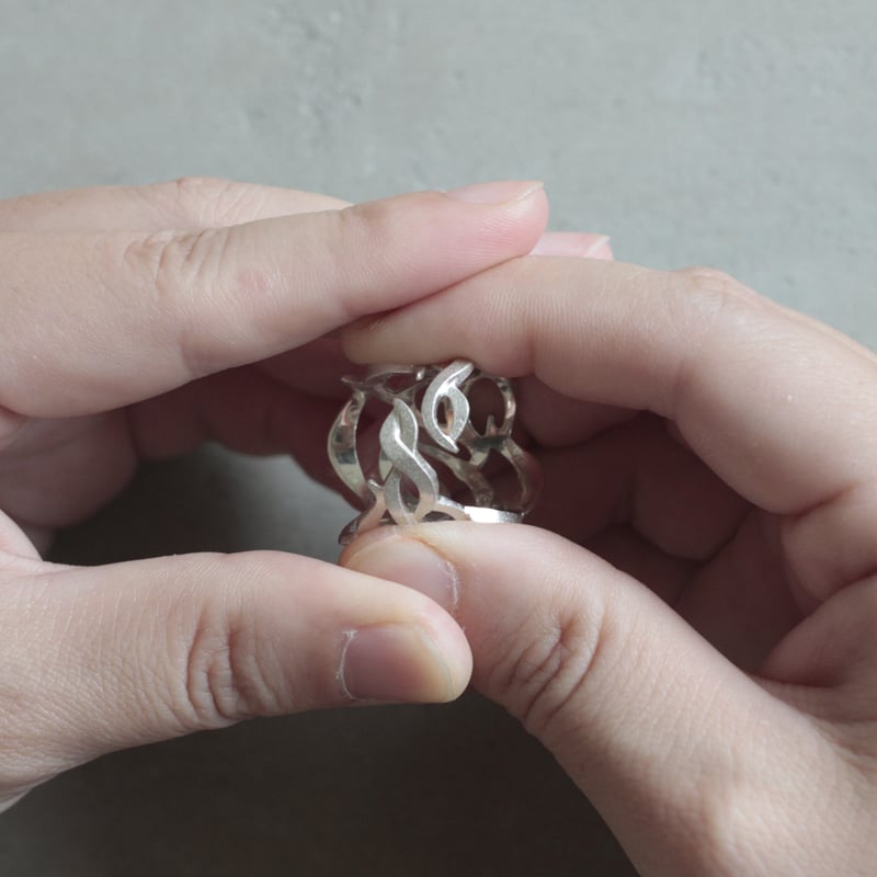 らんま 1/2 あかね　モチーフリング　指輪　15号 らんま1/2 アクセサリースタンド 乱馬＆あかね Aピンク