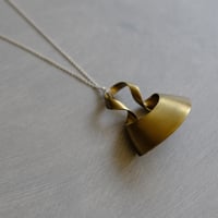 bobo (M) brass necklace  -無地-