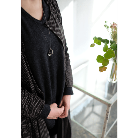 romana silver necklace