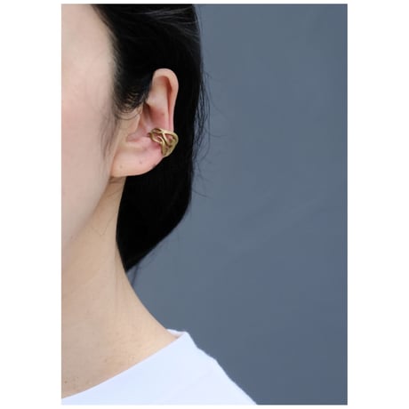 RANMA brass earcuff
