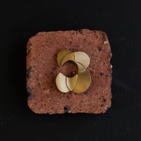 Petal　brass earcuff