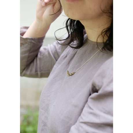 Kazenami brass Necklace