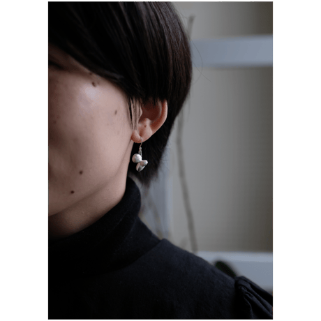 ヤマノイモのタネ M silver pierce （片耳）