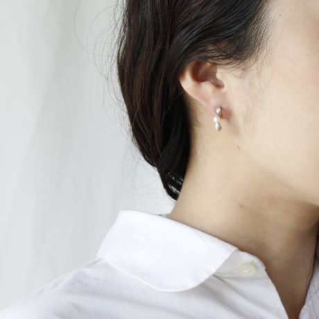 blackmoor(S) silver pierce -pearl-