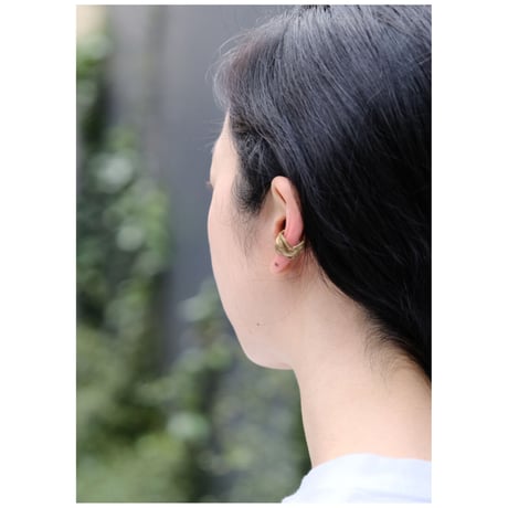 RANMA brass earcuff