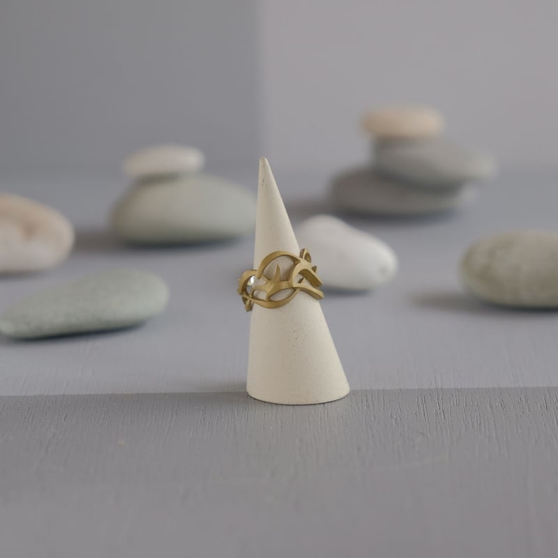 鶫 tsugumi 銀小物製作所 HORIZON Brass Ring 鶫 tsugumi 銀小物製作所 HORIZON Brass Ring HORIZON Brass Ring | 鶫