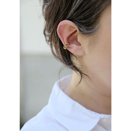 Kazenami brass earcuff (S-2)