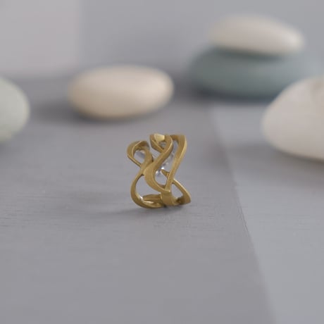 RANMA brass earcuff