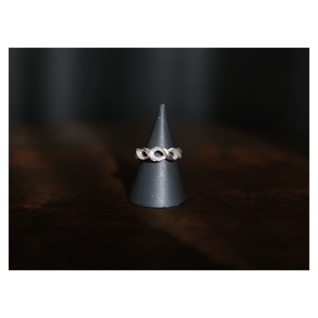 Kazenami Silver  Pinky Ring