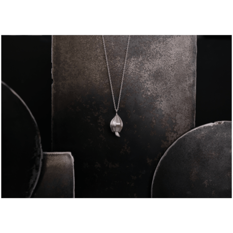 アサツキのつぼみ　 Silver Necklace