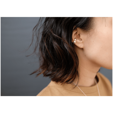 Asatsuki Tsubomi silver earcuff　(S)