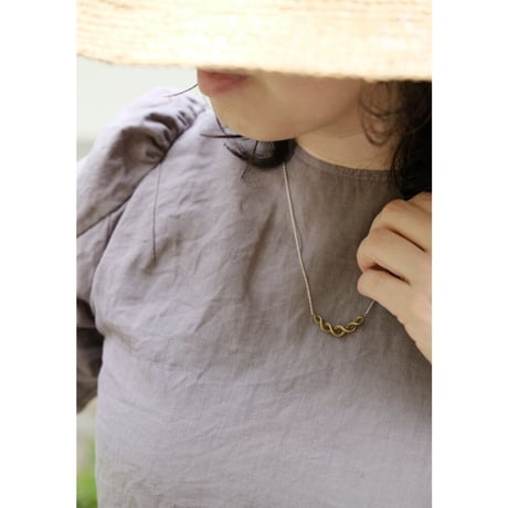 Kazenami brass Necklace