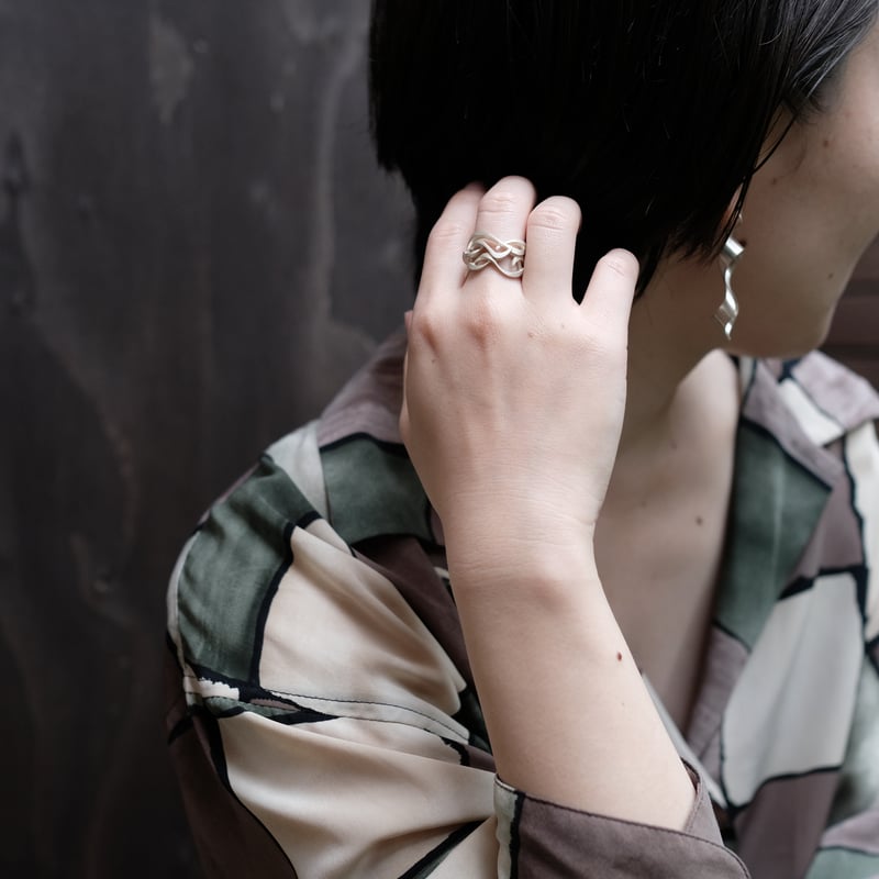 RANMA ring -Nami2- | 鶫 tsugumi 銀小物製作所 online store