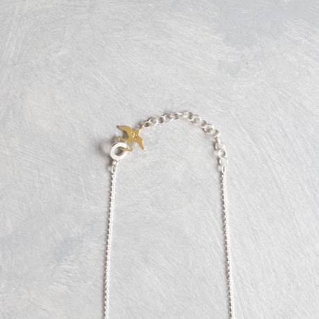 PIPE brass necklace