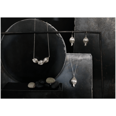 アサツキのつぼみ　 Silver Necklace