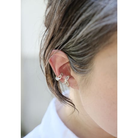 Kazenami silver earcuff (S-2)